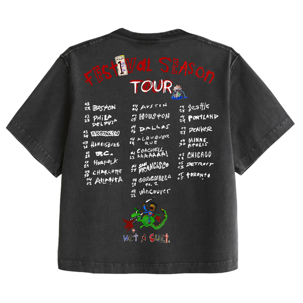 FESTIVAL SEASON TOUR - TOUR TEE - BLACK