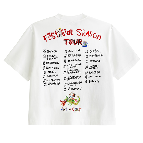 FESTIVAL SEASON TOUR - TOUR TEE - WHITE