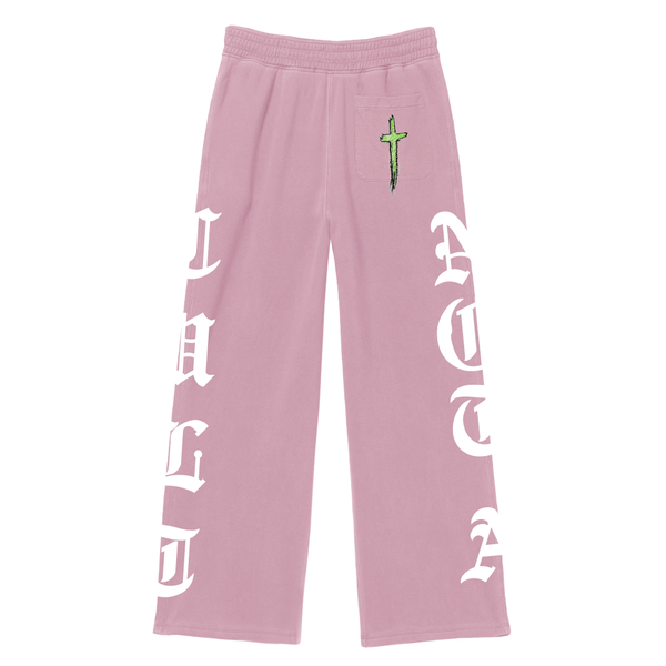 Goth Festival Sweatpants - Pink