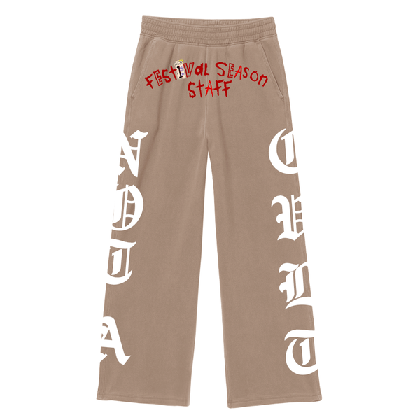 Goth Festival Sweatpants - Tan