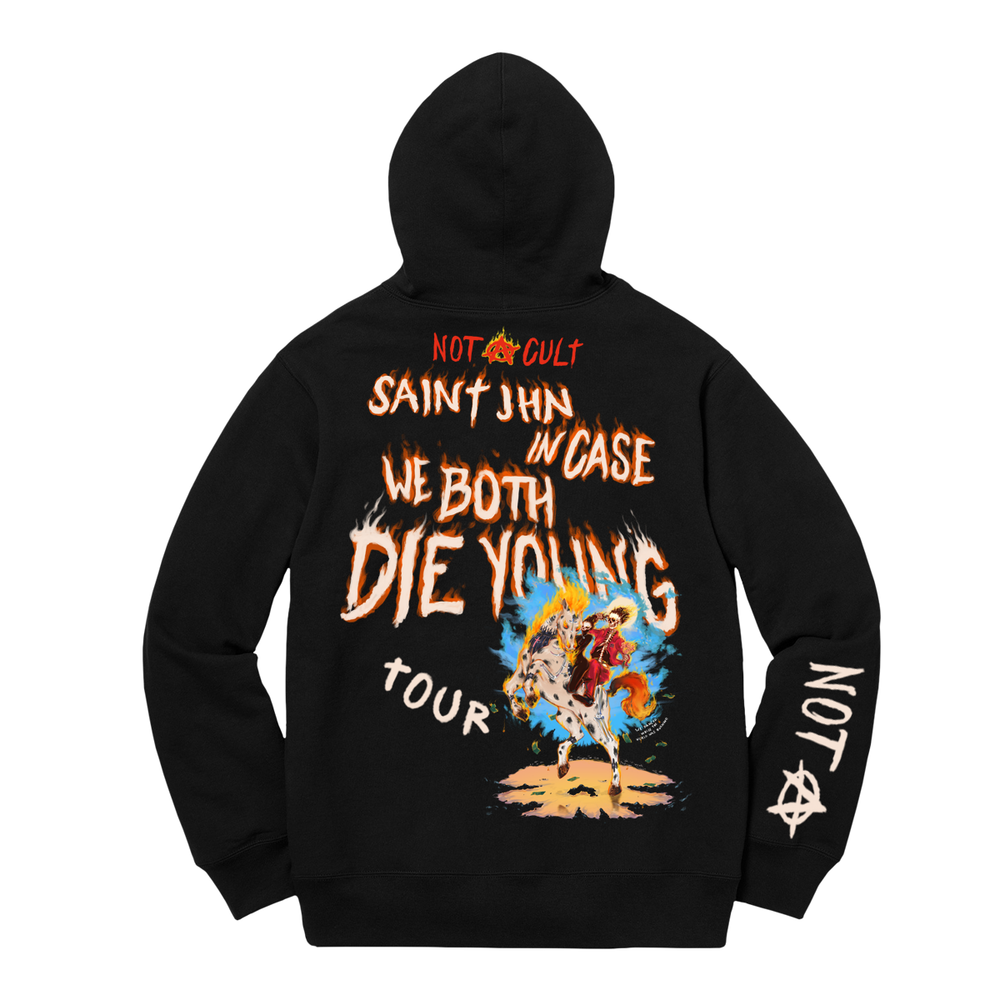 Incase We Both Die Young World Tour Hoodie - Black – Christian Sex