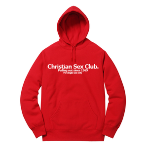 Christian Sex Club Essential Hoodie - Red