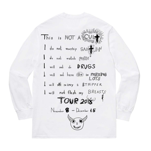 NOT A CULt Icon Longsleeve Tee - White