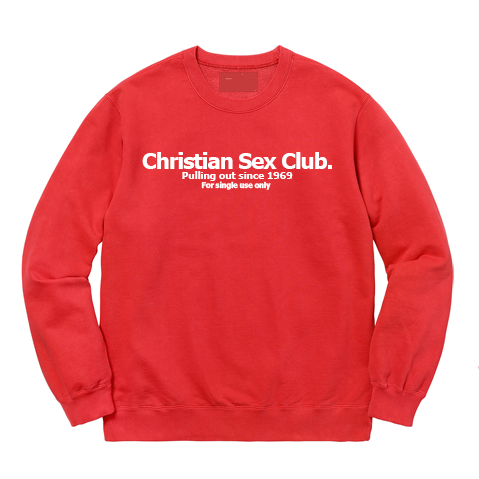 Christian Sex Club Sweatshirt - Red